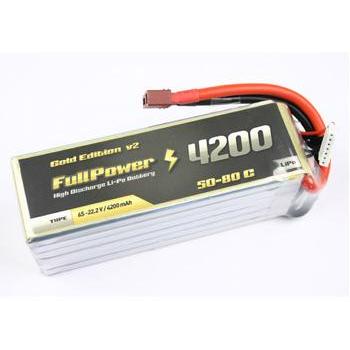 FullPower  5S 18.5V 4200mAh 50C Gold Edition V2 Deans